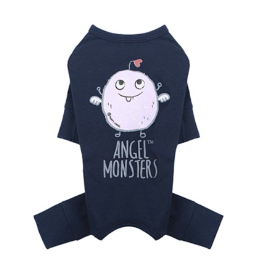 Puppy Angel Monster Overalls - Navy Medium